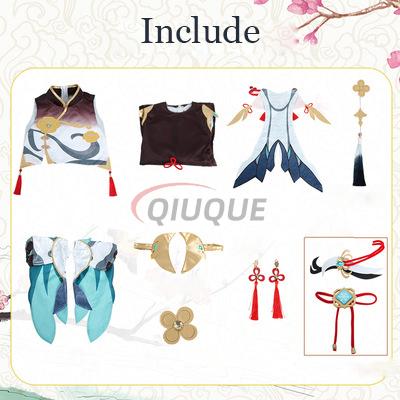 Game Genshin Impact Shenhe Cos - đánh giá và giá Romper Playsuit Women