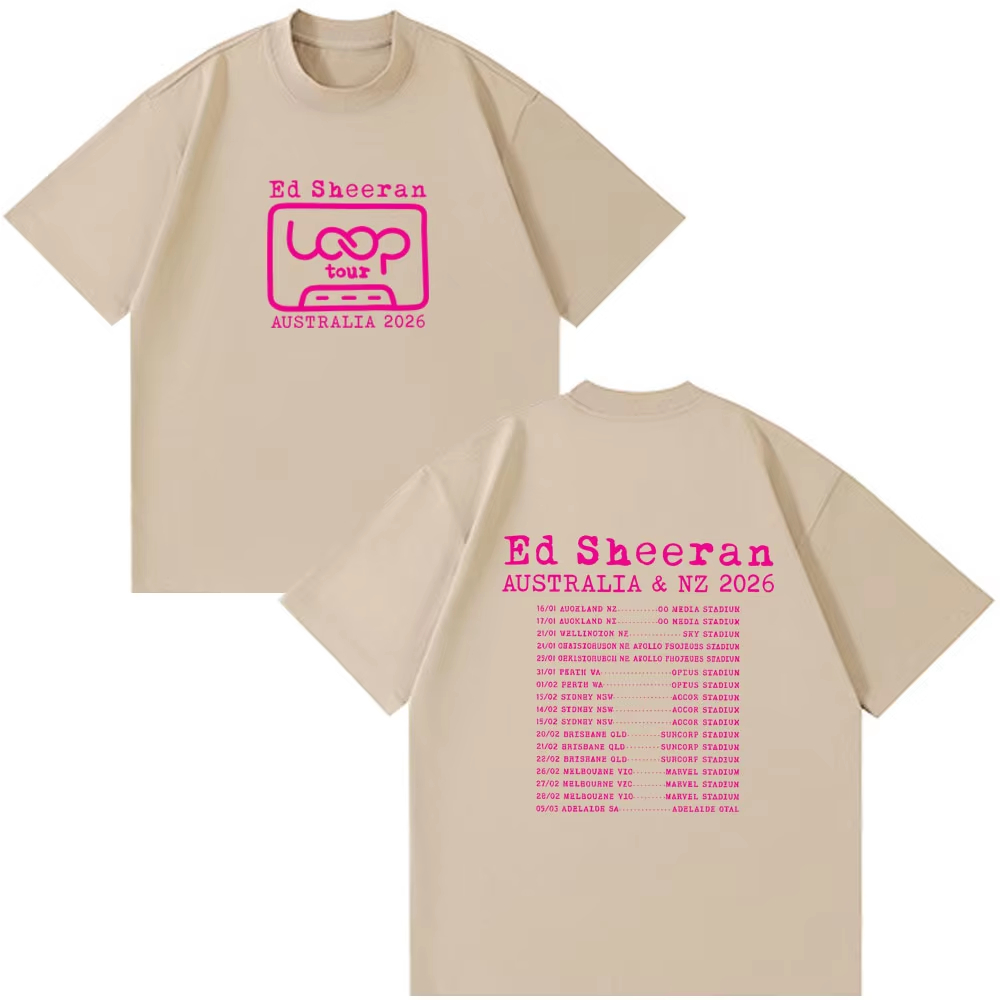 Ed Sheeran Loop Tour Australia - đánh giá và giá Summer Clothing Australia