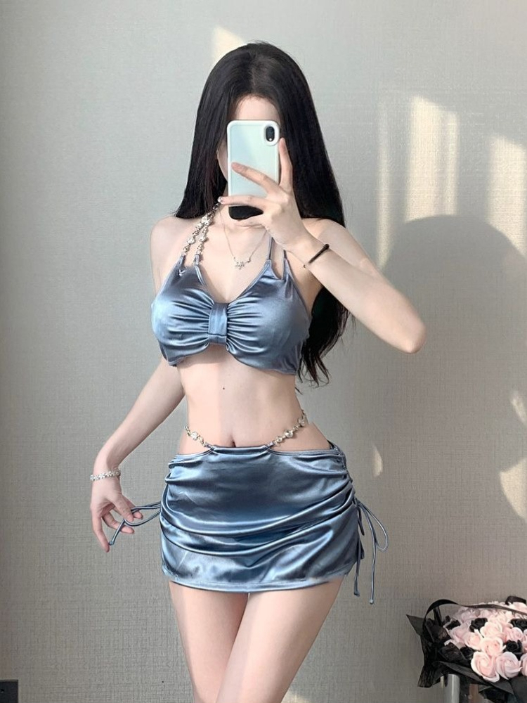 Women's Elegant Thin Strap Bik - đánh giá và giá Bikini Set Push Up
