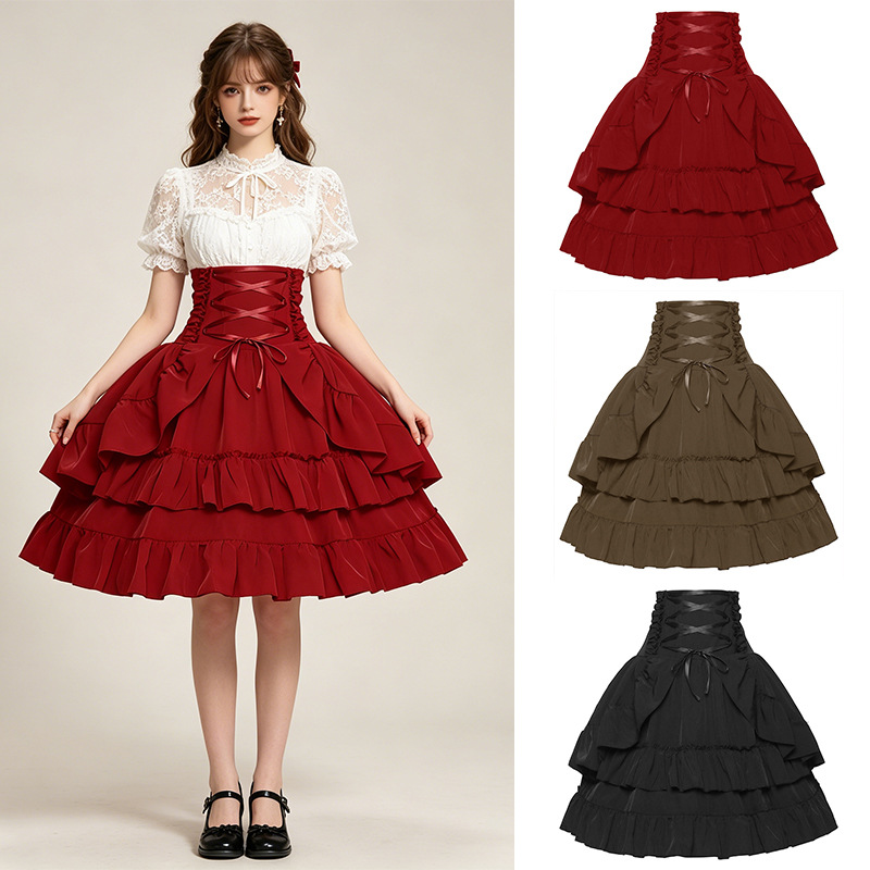 Women Victorian Skirt Medieval - đánh giá và giá Summer Renaissance Clothing