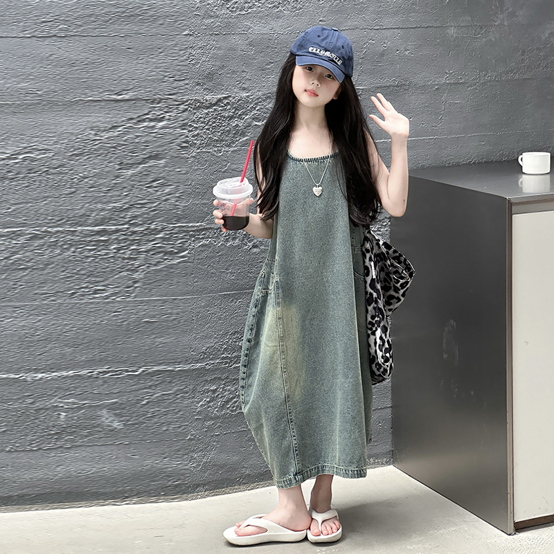 Vintage Blue Children Girls Hi - đánh giá và giá Summer Clothing Kids