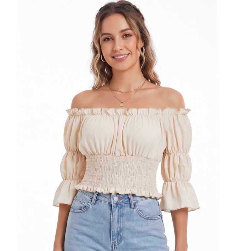 Renaissance Blouse Women Top w - đánh giá và giá Off Shoulder Blouse