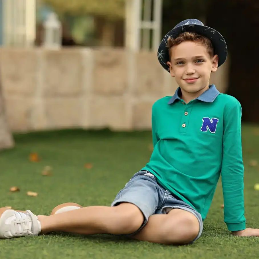 2026 Mali's SS Green Polo Coll - đánh giá và giá Summer Clothing For Baby Boy