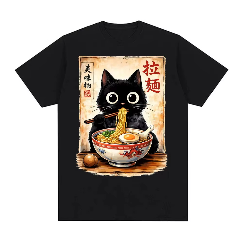 2026 Kawaii Ramen Cat Retro Ja - đánh giá và giá Summer Clothing Essentials Women