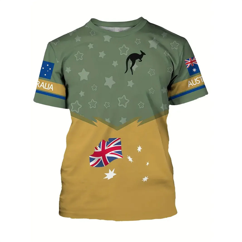 Australia National Flag T-shir - đánh giá và giá Summer Clothing Australia