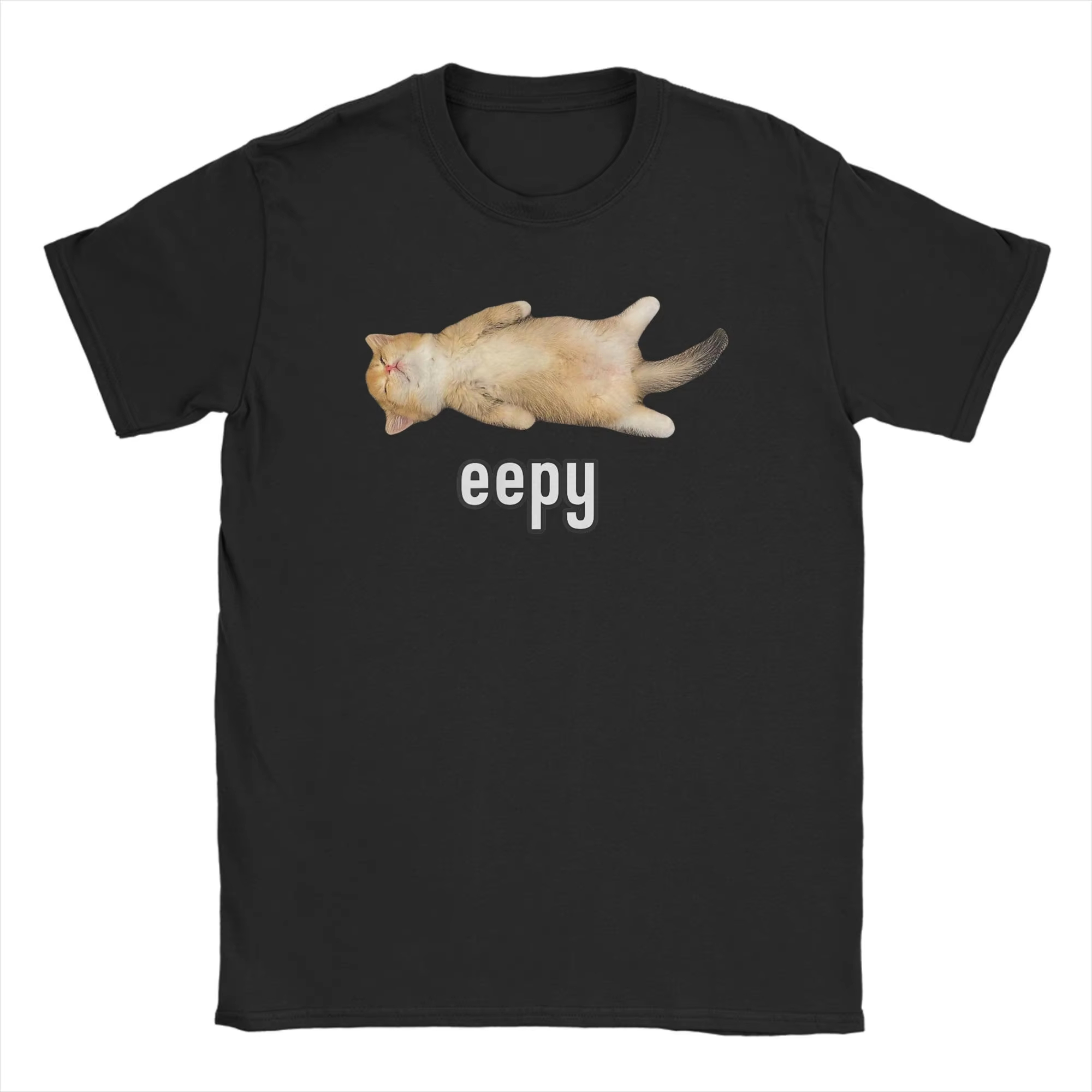 Men T-Shirt Eepy Cat Sleepy Ca - đánh giá và giá Summer Clothing Gif