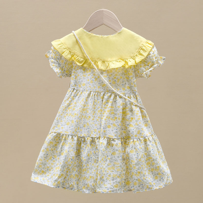 2PCS Summer Yellow Floral Chil - đánh giá và giá Summer Clothing For Teen Girls