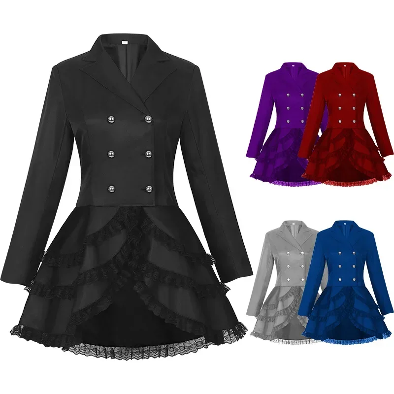 Women Gothic Dress Lace Perfor - đánh giá và giá Summer Renaissance Clothing