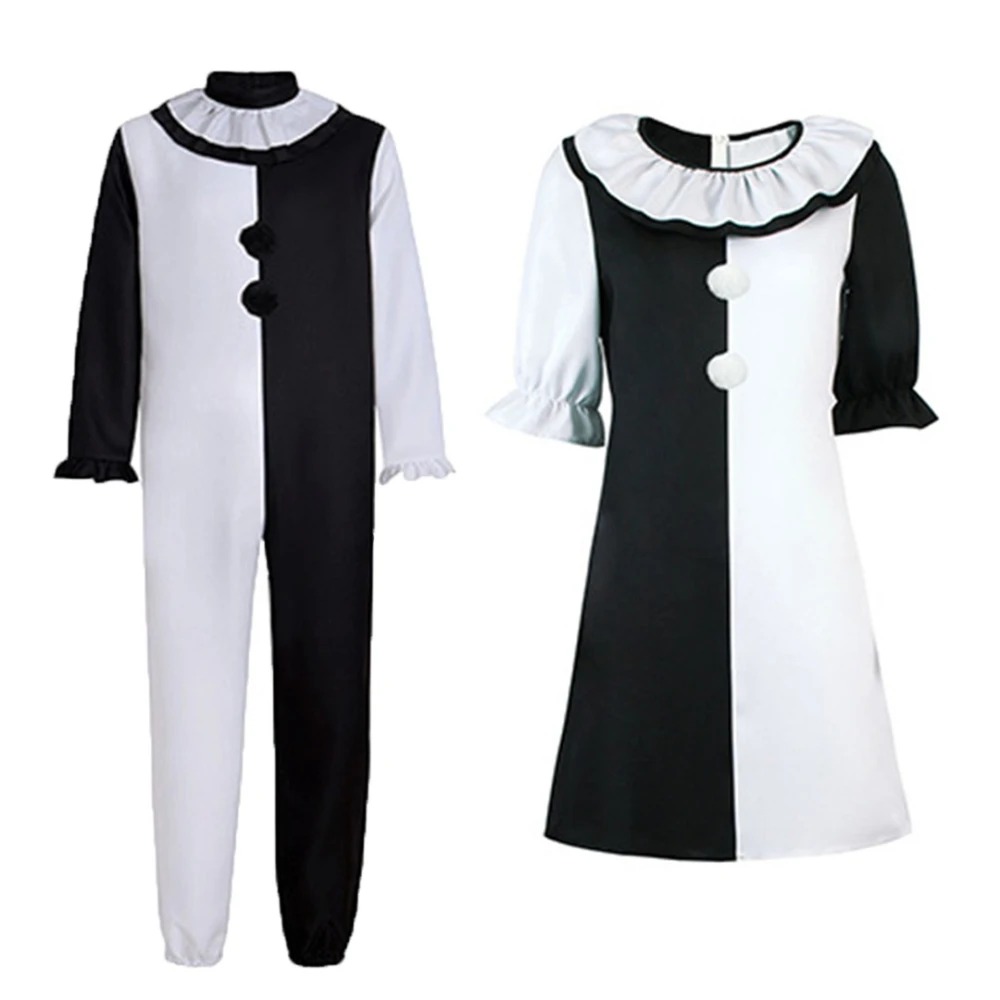 Terrifier Art Clown Joker Cosp - đánh giá và giá Romper Playsuit Women