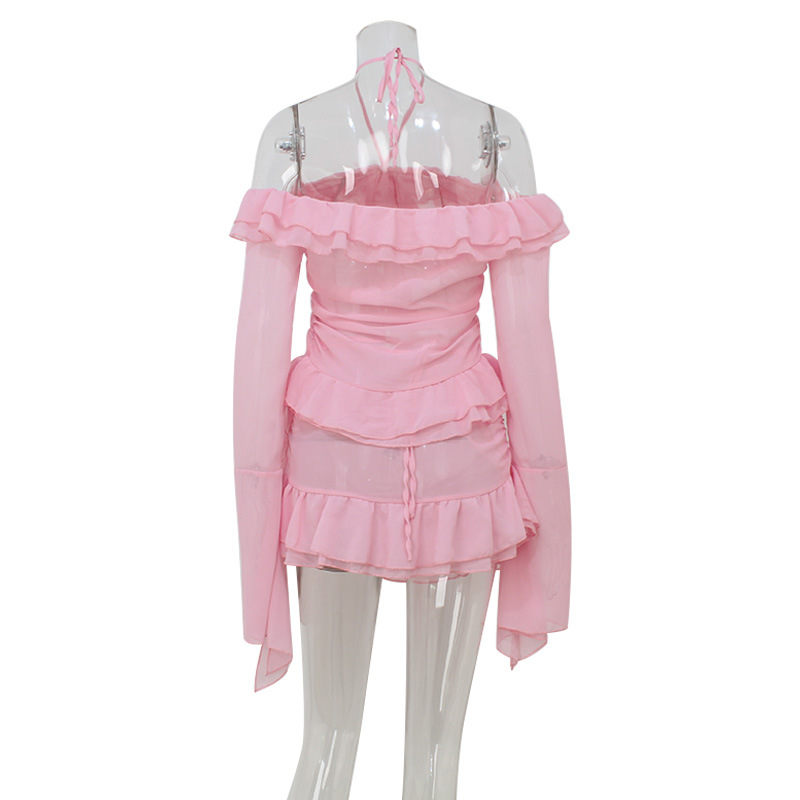 Women Holiday Sweet Ruffles 2  - đánh giá và giá Off Shoulder Blouse