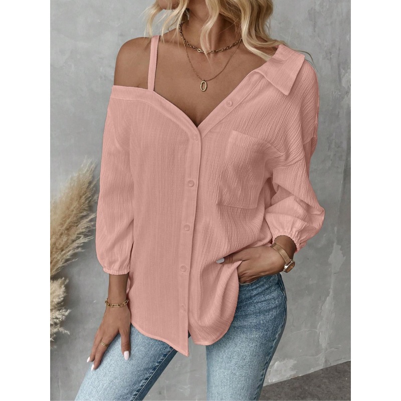 Plus Size1XL-5XL Women Blouses - đánh giá và giá Off Shoulder Blouse